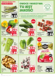 Gazetka promocyjna Kaufland - Gazetka tygodnia - Gazetka - ważna od 03.04 do 03.04.2024 - strona 34 - produkty: Warzywa, Sok, Papryka, Czosnek, Ziemniaki, Sałat, Owoce, Seler naciowy, Grunt, Pomidory