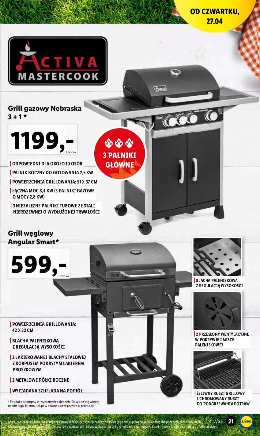 Gazetka promocyjna Lidl - GAZETKA - ważna 24.04 do 30.04.2023 - strona 25 - produkty: Grill, Grill gazowy, Lakier, Palenisko, Sok