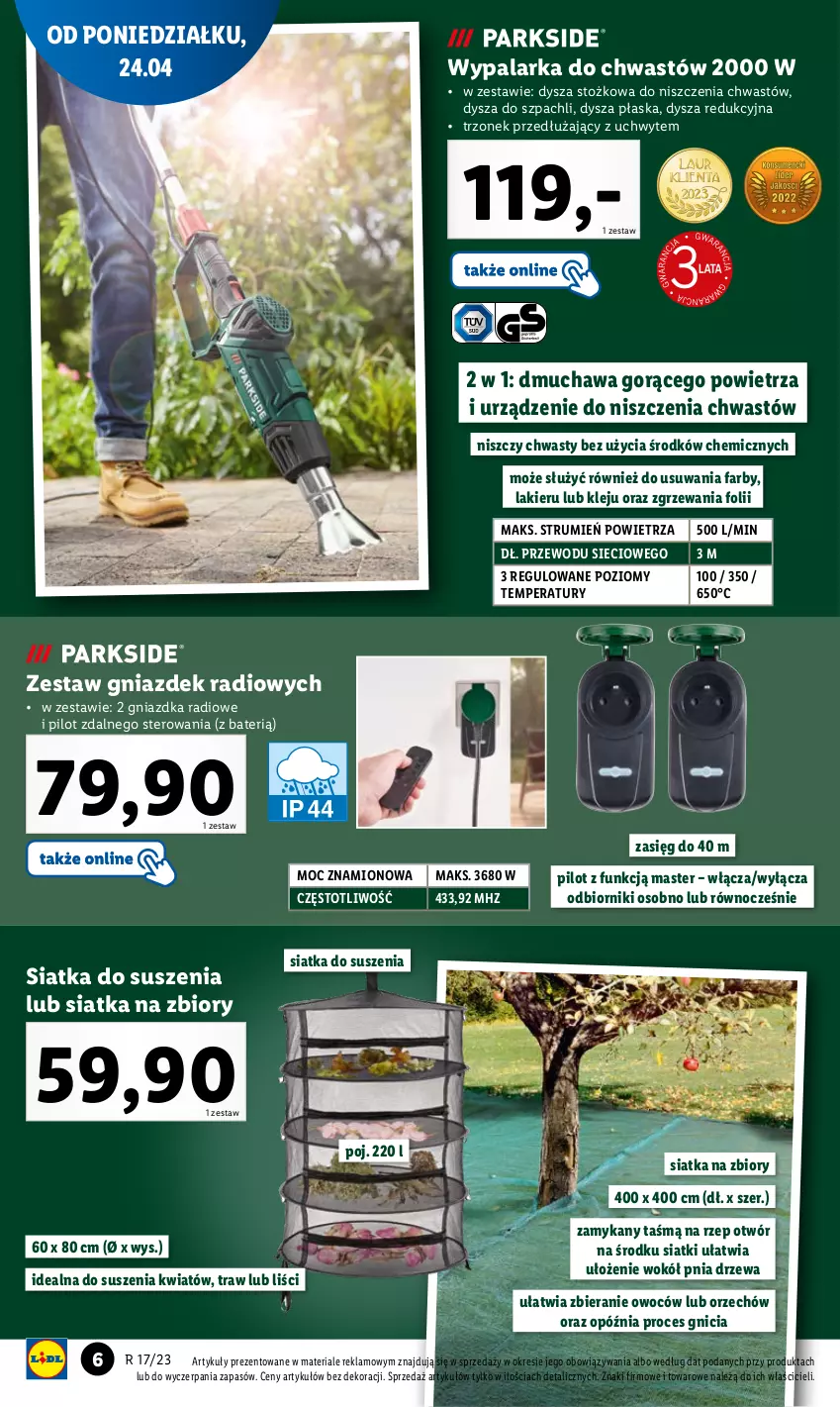 Gazetka promocyjna Lidl - GAZETKA - ważna 24.04 do 30.04.2023 - strona 8 - produkty: Fa, Klej, Lakier, Rum, Siatka