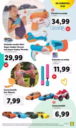 Gazetka promocyjna Lidl - GAZETKA - Gazetka - ważna od 30.04 do 30.04.2023 - strona 47 - produkty: Chodzik, Zabawka, Nerf, Pistolet, Hot Wheels