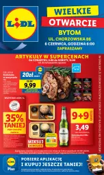 Gazetka promocyjna Lidl - Lidl w Bytomiu - Gazetka - ważna od 15.06 do 15.06.2024 - strona 1 - produkty: Rum, NBA, Bourbon, Lody, Czekolada, Rodzynki, Nioh, Grill, Mięta, LG