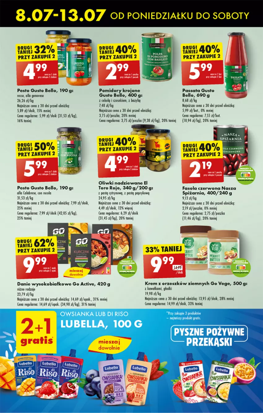 Gazetka promocyjna Biedronka - Od poniedzialku - ważna 08.07 do 13.07.2024 - strona 38 - produkty: Bell, Fa, Fasola, Kawa, Oliwki, Owsianka, Pesto, Sok