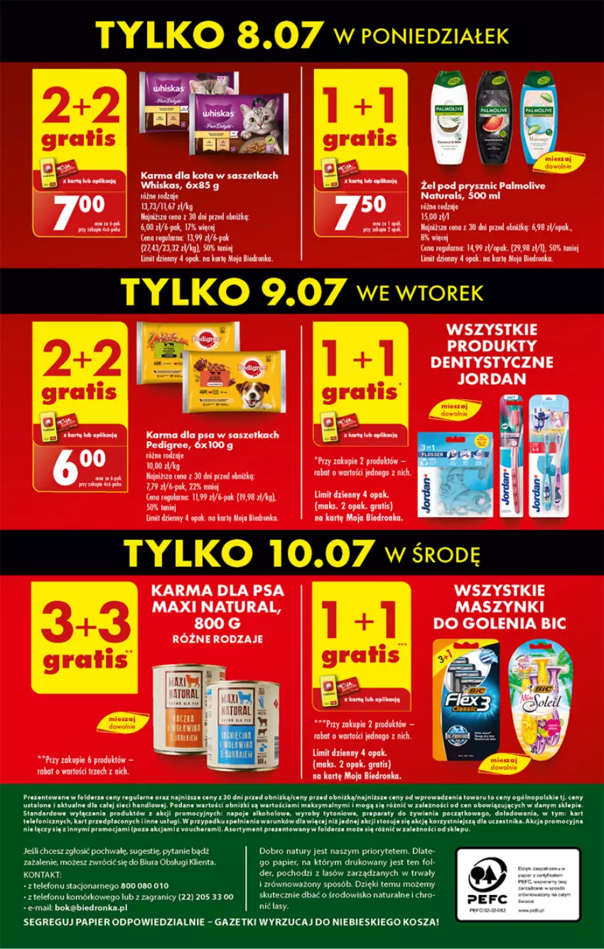 Gazetka promocyjna Biedronka - Od poniedzialku - ważna 08.07 do 13.07.2024 - strona 64 - produkty: BIC, Dron, Fa, Gra, Koc, Kosz, Napoje, Papier, Pedigree, Por, Telefon, Waciki, Wazon, Whiskas