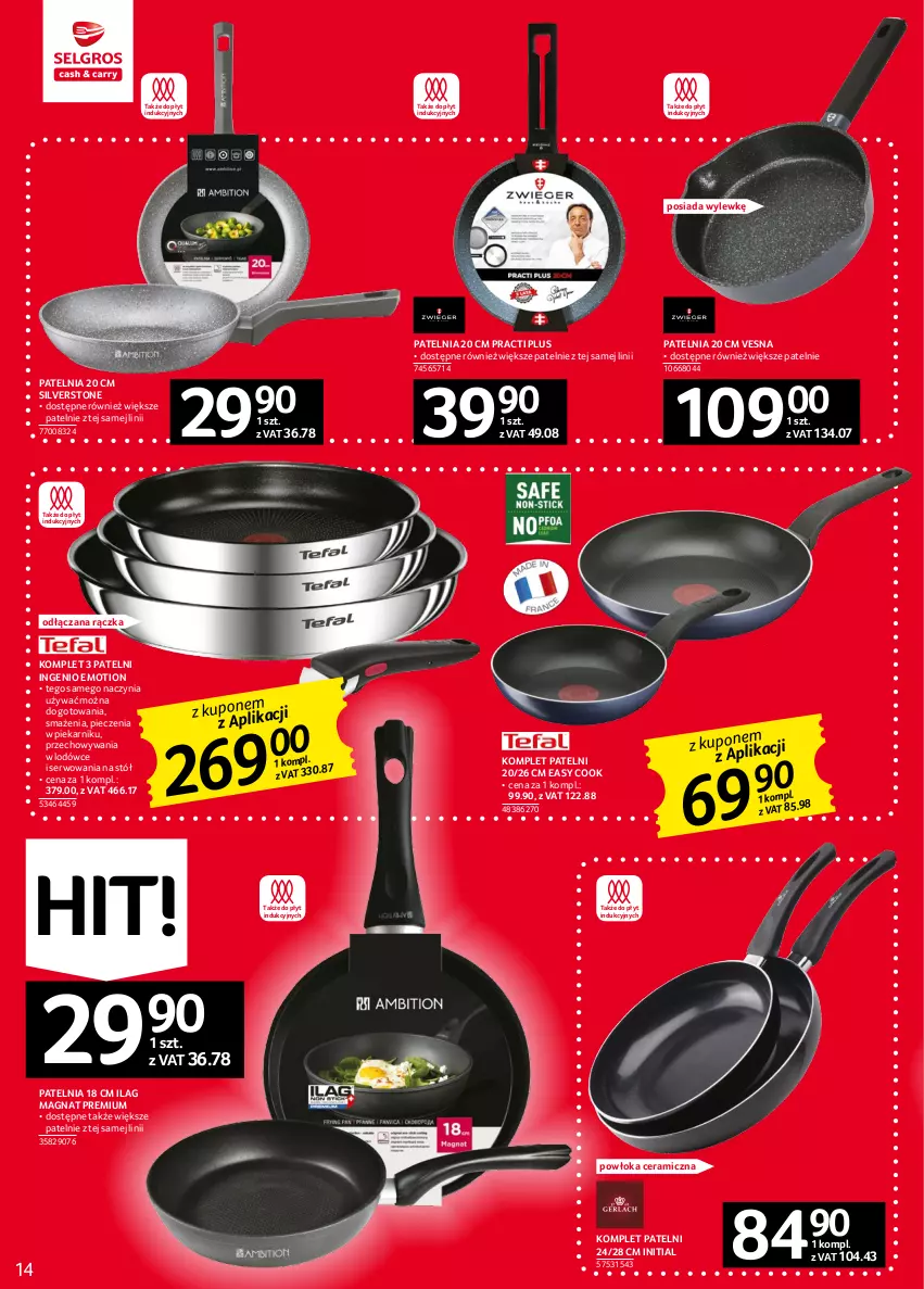 Gazetka promocyjna Selgros - Oferta przemysłowa - ważna 02.02 do 15.02.2023 - strona 14 - produkty: Patelnia, Piec, Piekarnik, Ser, Stół