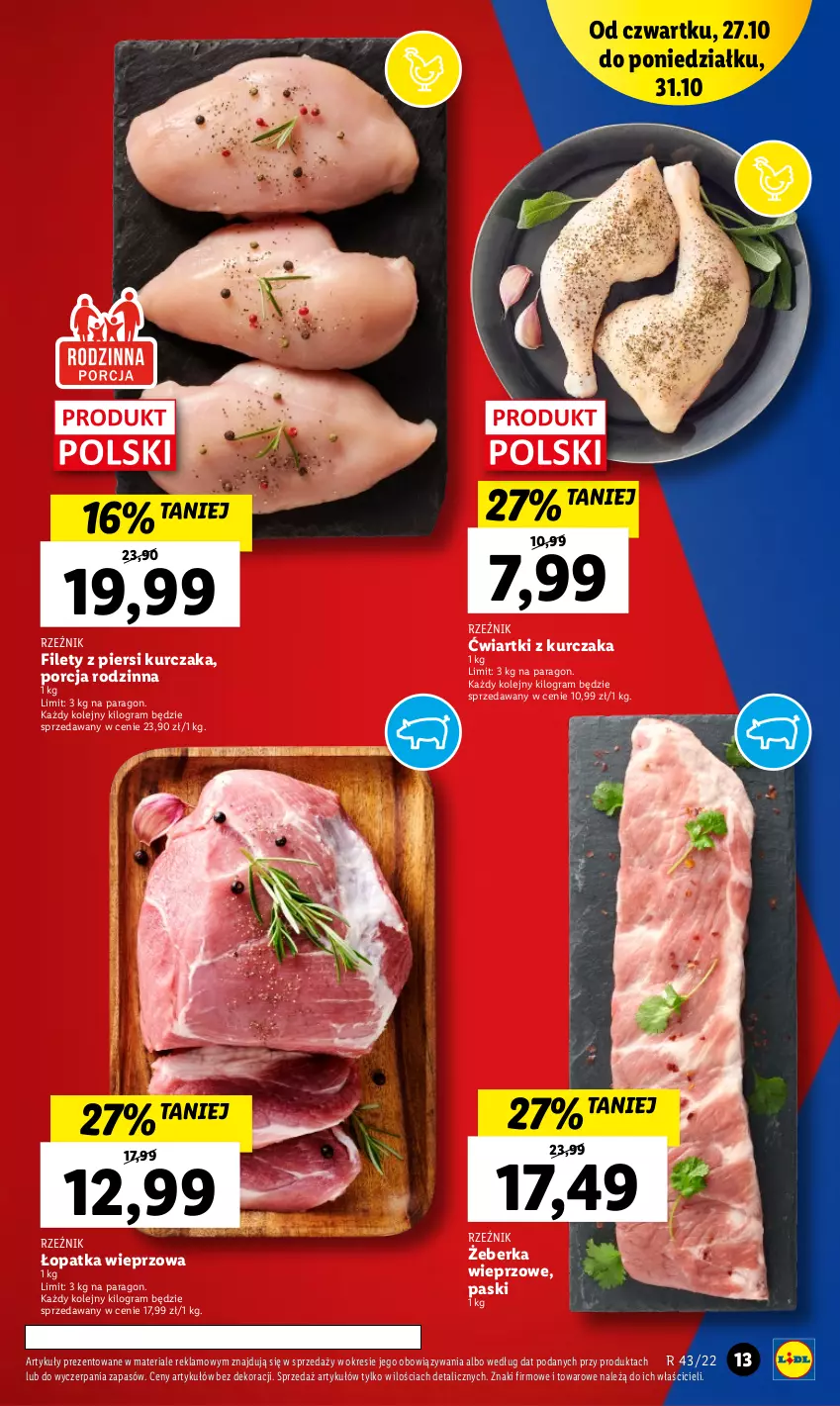 Gazetka promocyjna Lidl - GAZETKA - ważna 27.10 do 31.10.2022 - strona 23 - produkty: Gra, Kurczak, Olej, Por