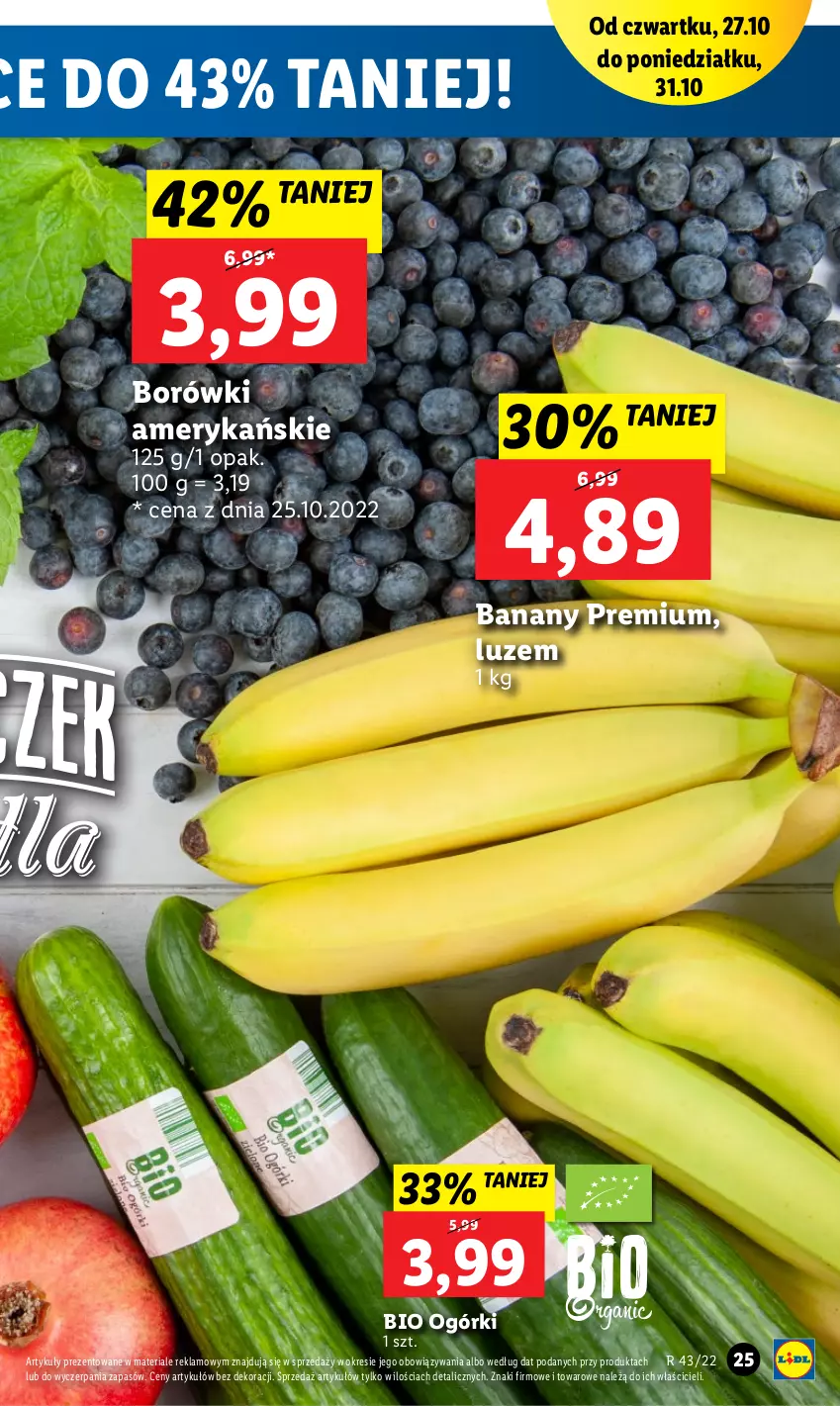 Gazetka promocyjna Lidl - GAZETKA - ważna 27.10 do 31.10.2022 - strona 35 - produkty: Banany