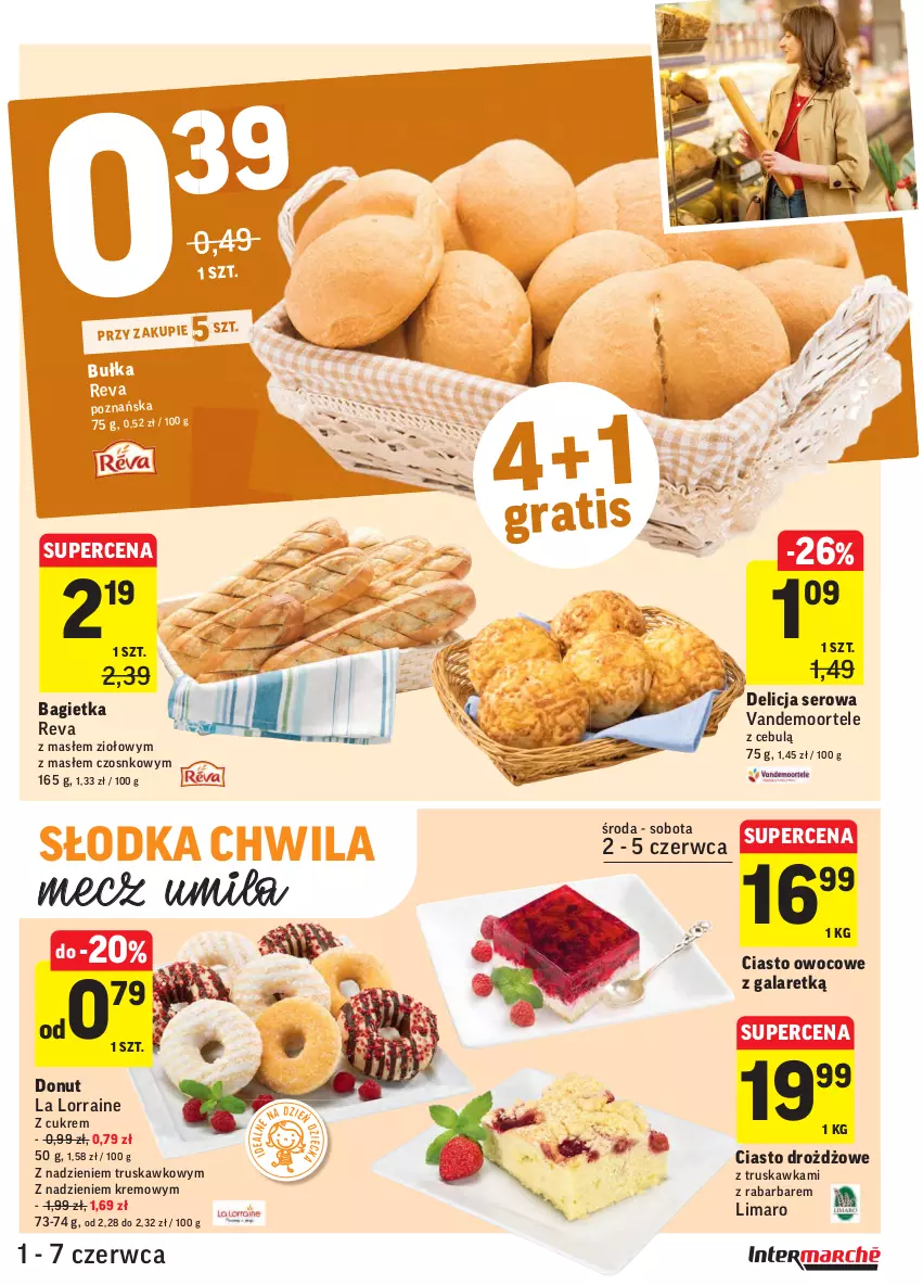 Gazetka promocyjna Intermarche - ważna 01.06 do 07.06.2021 - strona 29 - produkty: Bagietka, Bułka, Delicja serowa, Donut, Gala, Gra, Ser, Słodka Chwila