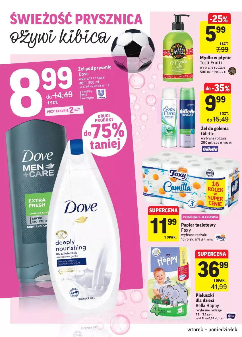 Gazetka promocyjna Intermarche - ważna 01.06 do 07.06.2021 - strona 42 - produkty: Bell, Bella, BIC, Dove, Dzieci, Foxy, Mydło, Mydło w płynie, Papier, Papier toaletowy