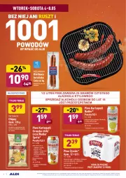 Gazetka promocyjna Aldi - Gazetka - ważna od 08.05 do 08.05.2021 - strona 4 - produkty: Piwa, Piwo, Karlsquell, Cebula, Ser, Gra, Chipsy, Napoje, Tera, Gruszki, Radler, Przysnacki, Boczek, Kiełbasa, Liczi