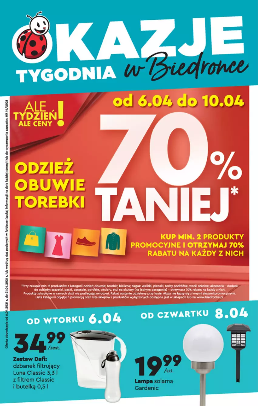 Gazetka promocyjna Biedronka - Okazje tygodnia - ważna 06.04 do 10.04.2021 - strona 1