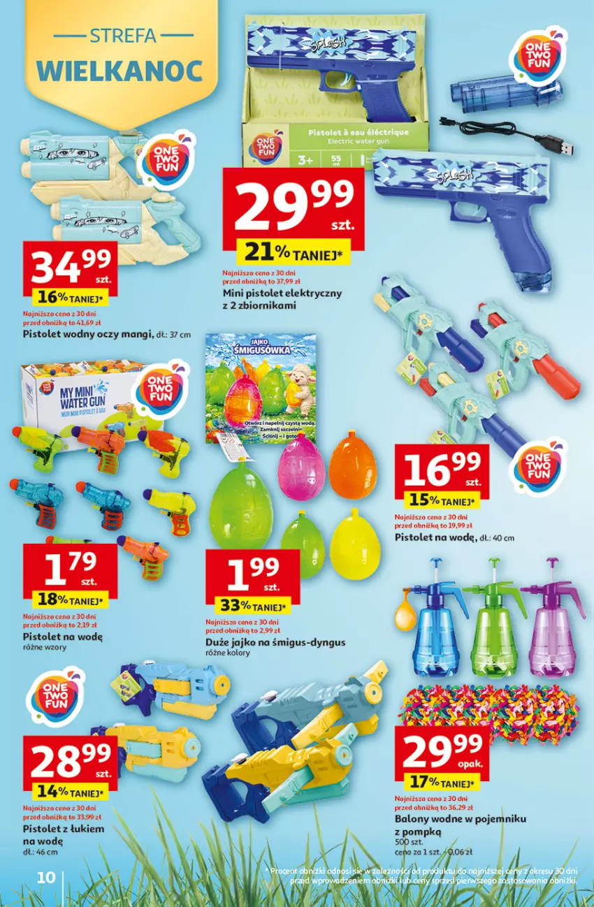 Gazetka promocyjna Auchan - Gazetka 30 Lat Hipermarket Auchan - ważna 19.03 do 25.03.2026 - strona 10 - produkty: Balony, Fa, LG, Pistolet, Pojemnik