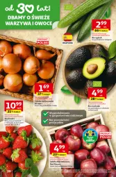 Gazetka promocyjna Auchan - Gazetka 30 Lat Hipermarket Auchan - Gazetka - ważna od 25.03 do 25.03.2026 - strona 20 - produkty: Cebula, Warzywa, Truskawki, Ogórek, Warzywa i owoce, Owoce, Jabłka