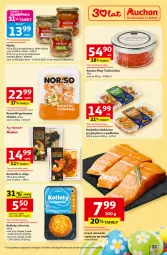 Gazetka promocyjna Auchan - Gazetka 30 Lat Hipermarket Auchan - Gazetka - ważna od 25.03 do 25.03.2026 - strona 25 - produkty: Sos, Suempol, Kawa, Krajanka śledziowa, Kotlet, Krewetki, Kawior, Małże, Olej