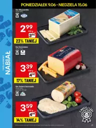 Gazetka promocyjna Delikatesy Centrum - Franczyza DC24 Poniedziałek - Gazetka - ważna od 15.06 do 15.06.2025 - strona 17 - produkty: Mozzarella, Ser, Salami, Ser salami