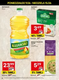 Gazetka promocyjna Delikatesy Centrum - Franczyza DC24 Poniedziałek - Gazetka - ważna od 15.06 do 15.06.2025 - strona 20 - produkty: Piec, Makaron, Kujawski, Ryż, Kupiec, Olej, Olma