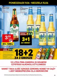 Gazetka promocyjna Delikatesy Centrum - Franczyza DC24 Poniedziałek - Gazetka - ważna od 15.06 do 15.06.2025 - strona 33 - produkty: Piwa, Piwo, Piec, Gra, Kosz, Tyskie, Dron, Harnaś, K2