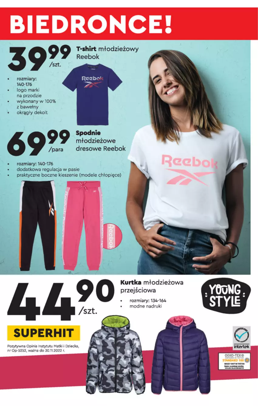 Gazetka promocyjna Biedronka - Okazje tygodnia - ważna 22.02 do 27.02.2021 - strona 15 - produkty: Dres, Kurtka, T-shirt