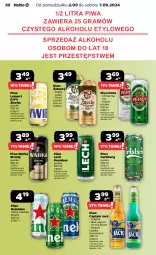 Gazetka promocyjna Netto - Artykuły spożywcze - Gazetka - ważna od 07.09 do 07.09.2024 - strona 20 - produkty: Piwa, Piwo, Por, Gin, Gra, Heineken, Warka, Perła, Carlsberg, Captain Jack, Lech Premium