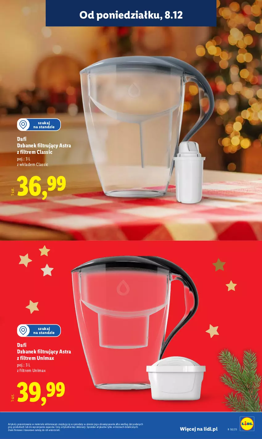 Gazetka promocyjna Lidl - GAZETKA - ważna 08.12 do 14.12.2025 - strona 21 - produkty: Dzbanek, Dzbanek filtrujący