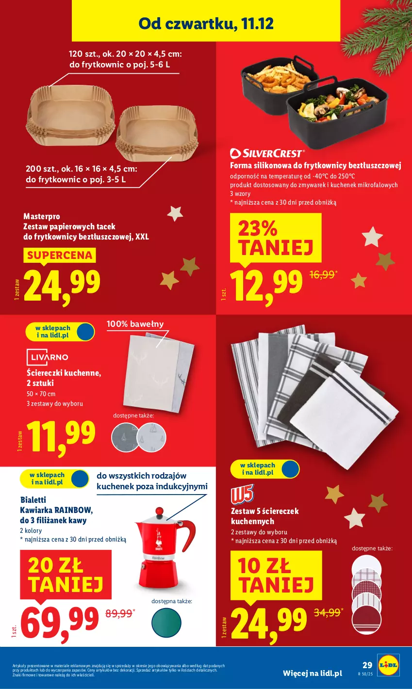 Gazetka promocyjna Lidl - GAZETKA - ważna 08.12 do 14.12.2025 - strona 37 - produkty: Fa, Kawiarka, Papier, Por