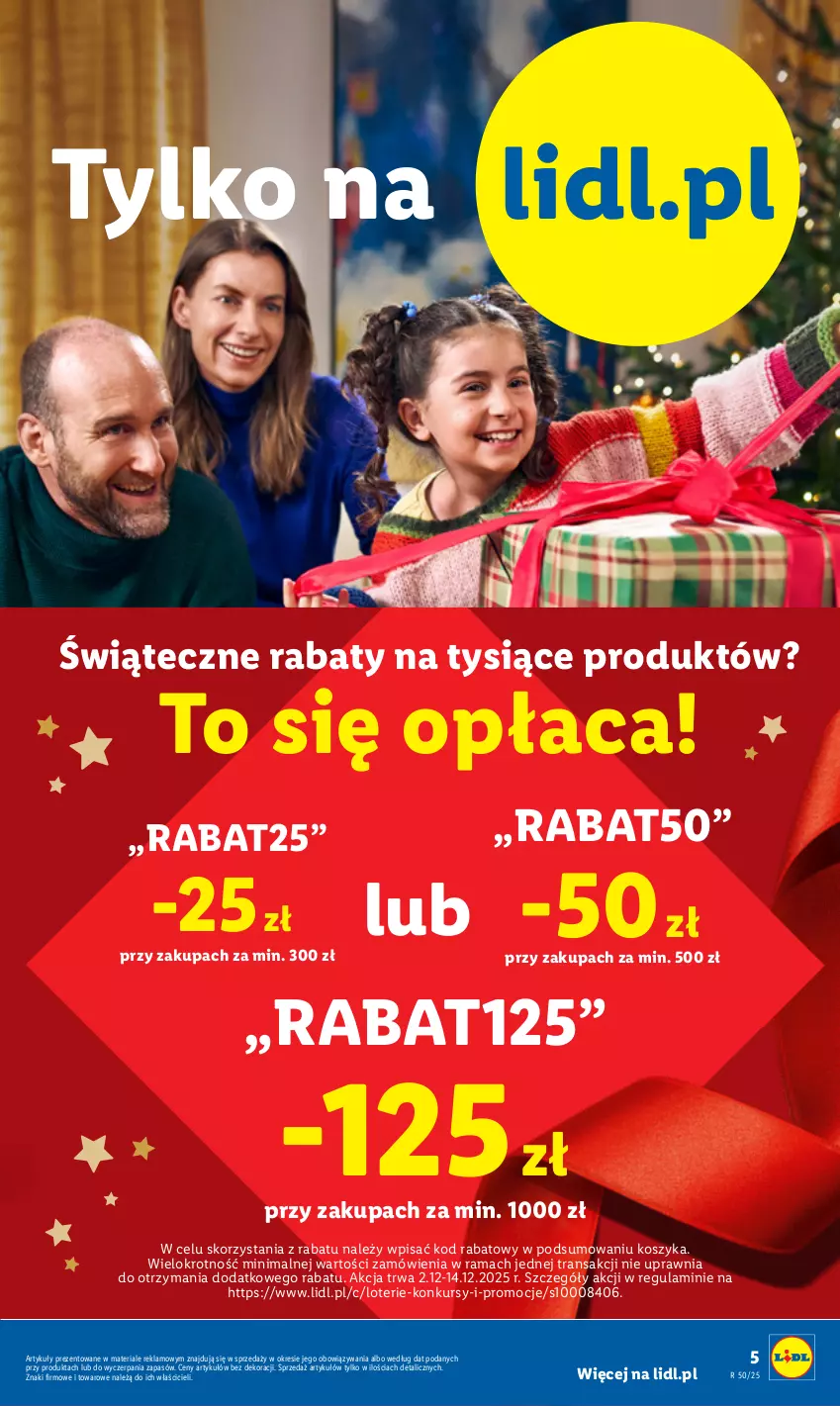 Gazetka promocyjna Lidl - GAZETKA - ważna 08.12 do 14.12.2025 - strona 5 - produkty: Kosz, Rama, Tran