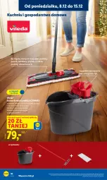 Gazetka promocyjna Lidl - GAZETKA - Gazetka - ważna od 14.12 do 14.12.2025 - strona 12 - produkty: Mop, Rama, Kuchnia, Tera, Vileda, Wiadro, Sprzątanie