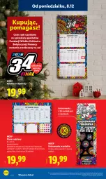 Gazetka promocyjna Lidl - GAZETKA - Gazetka - ważna od 14.12 do 14.12.2025 - strona 30 - produkty: Kolorowanka, Klej, Mięta, Kalendarz