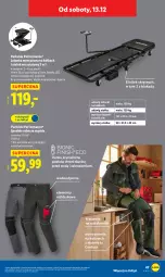 Gazetka promocyjna Lidl - GAZETKA - Gazetka - ważna od 14.12 do 14.12.2025 - strona 55 - produkty: Parkside, Por, Leżanka, Płytka, Stołek, Pojemnik, LANA, Pojemnik do przechowywania, Spodnie, Dźwig