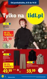 Gazetka promocyjna Lidl - GAZETKA - Gazetka - ważna od 14.12 do 14.12.2025 - strona 6 - produkty: Sweter, Kamizelka, Spodnie