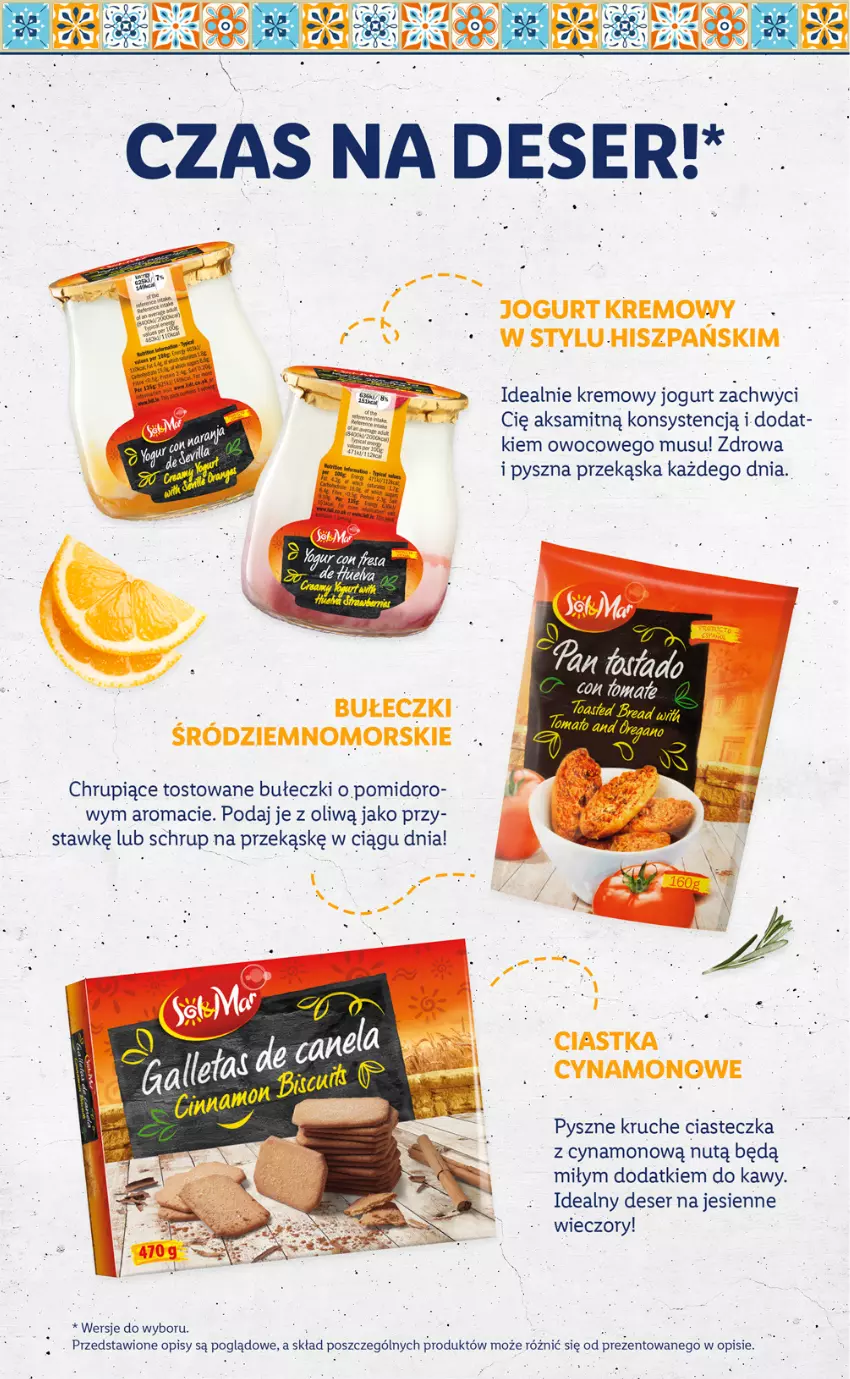 Gazetka promocyjna Lidl - KATALOG TAK SMAKUJE ŚWIAT - ważna 13.09 do 17.09.2021 - strona 16 - produkty: Aksam, Bułeczki, Deser, Jogurt, Mus, Ser