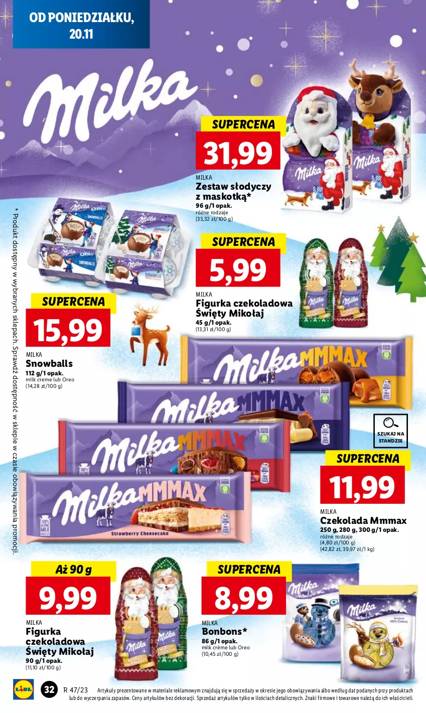 Gazetka promocyjna Lidl - GAZETKA - ważna 20.11 do 22.11.2023 - strona 40 - produkty: Czekolada, Milka, Oreo