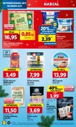 Gazetka promocyjna Lidl - GAZETKA - Gazetka - ważna od 22.11 do 22.11.2023 - strona 28 - produkty: Mozzarella, Ser, Deska serów, Twaróg, Piątnica, Müllermilch, Jaja, Mascarpone, Pilos, Müller, Twaróg półtłusty, Napój mleczny, Ser pleśniowy, Napój, Olej, Jaja z wolnego wybiegu