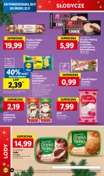 Gazetka promocyjna Lidl - GAZETKA - Gazetka - ważna od 22.11 do 22.11.2023 - strona 42 - produkty: Ciastka, Sos, Chipicao, Królewski, Praliny, Croissant, Lody, Czekolada, Zielona Budka, Kakao, Olej, Góralki