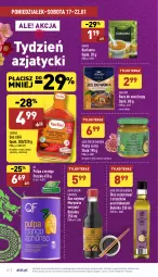 Gazetka promocyjna Aldi - Pełny katalog - Gazetka - ważna od 22.01 do 22.01.2022 - strona 20 - produkty: Kurkuma, Sos, Olej sezamowy, Sos sojowy, Tera, Sezam, Kamis, Mango, Olej, TaoTao