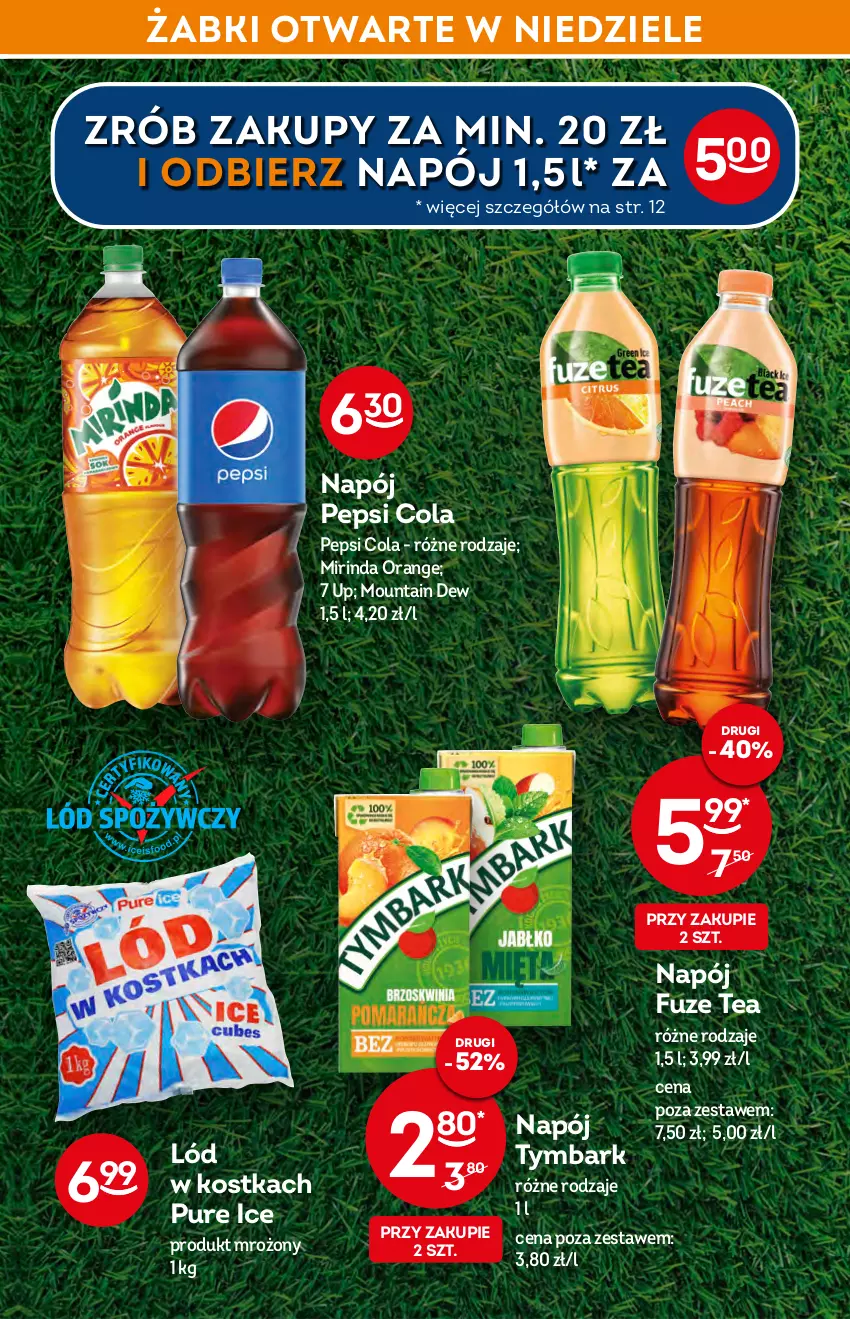 Gazetka promocyjna Żabka - ważna 11.05 do 17.05.2022 - strona 15 - produkty: Mirinda, Napój, Pepsi, Pur, Tymbark