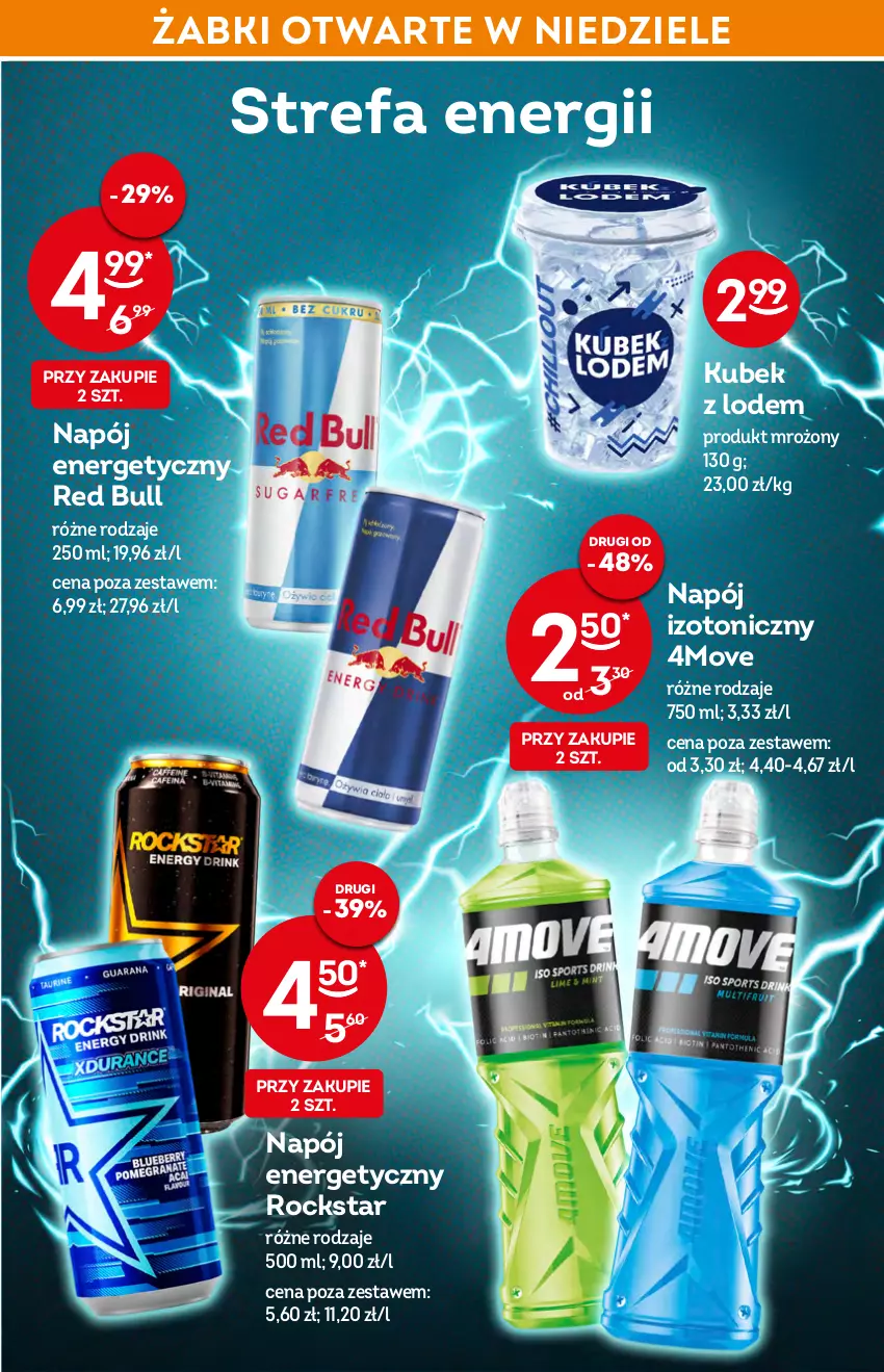 Gazetka promocyjna Żabka - ważna 11.05 do 17.05.2022 - strona 43 - produkty: Fa, Kubek, Napój, Napój energetyczny, Napój izotoniczny, Red Bull