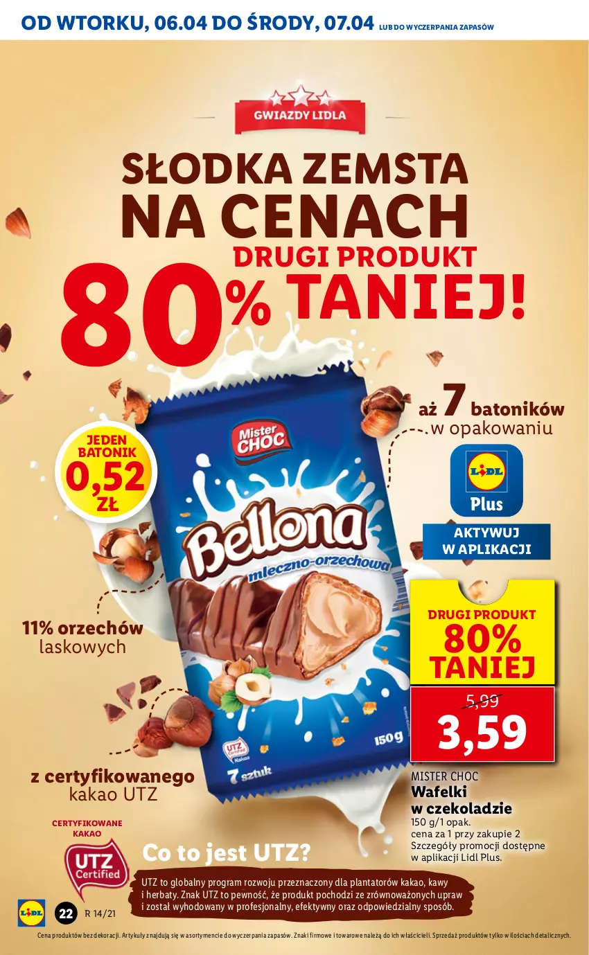 Gazetka promocyjna Lidl - GAZETKA - ważna 06.04 do 07.04.2021 - strona 22 - produkty: Baton, Gra, Kakao, Tonik