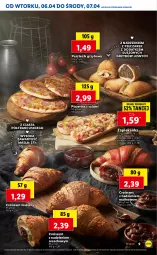 Gazetka promocyjna Lidl - GAZETKA - Gazetka - ważna od 07.04 do 07.04.2021 - strona 9 - produkty: Piec, Sok, Salami, Croissant, Zapiekanka, Pizzerina