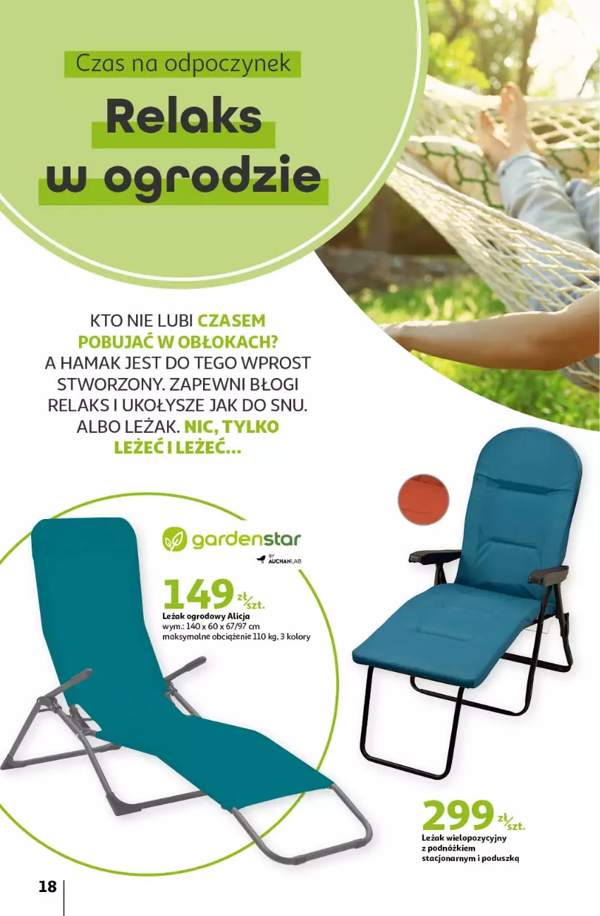 Gazetka promocyjna Auchan - Gazetka Piękno wokół Twojego domu Hipermarket Auchan - ważna 04.04 do 15.05.2024 - strona 18 - produkty: Hama