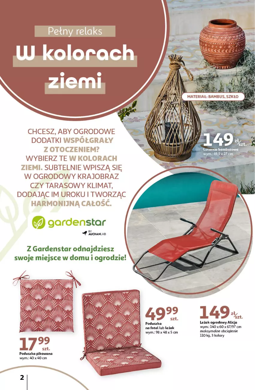 Gazetka promocyjna Auchan - Gazetka Piękno wokół Twojego domu Hipermarket Auchan - ważna 04.04 do 15.05.2024 - strona 2 - produkty: Fotel, Gra, LG, Obraz, Poduszka