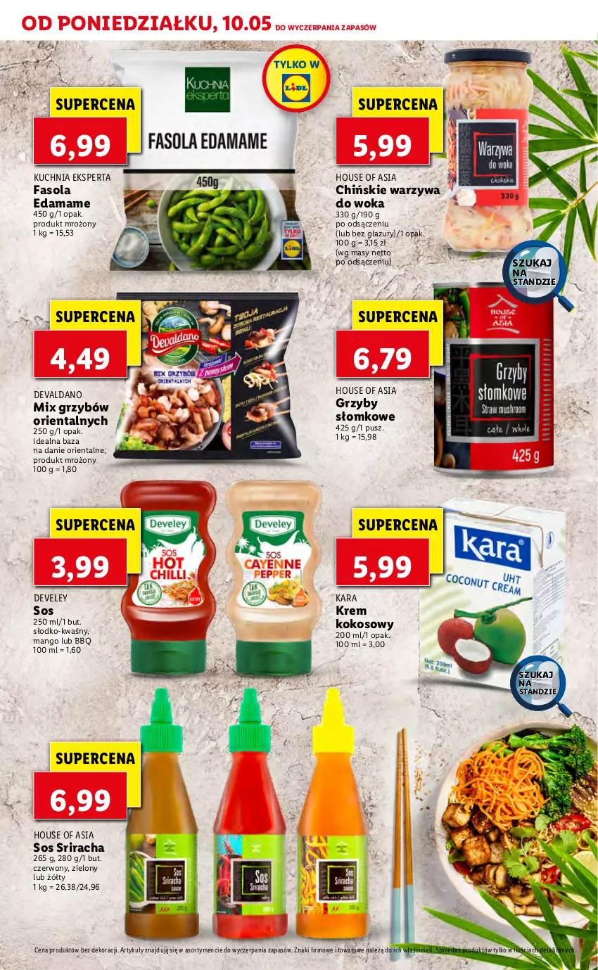 Gazetka promocyjna Lidl - TYDZIEŃ AZJATYCKI - ważna 10.05 do 15.05.2021 - strona 31 - produkty: Edam, Fa, Fasola, Grzyby, House of Asia, Kokos, Kuchnia, Lazur, Mango, Sos, Warzywa, Warzywa do woka