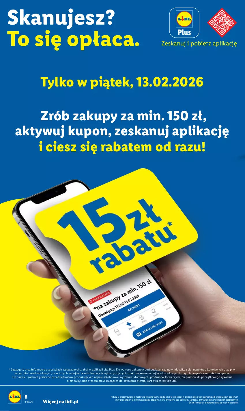 Gazetka promocyjna Lidl - GAZETKA - ważna 12.02 do 14.02.2026 - strona 8 - produkty: Gra, Karmi, Napoje, Znicz