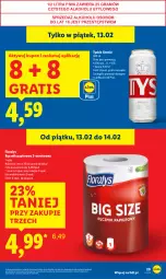 Gazetka promocyjna Lidl - GAZETKA - Gazetka - ważna od 14.02 do 14.02.2026 - strona 29 - produkty: Piwa, Gra, Papier, Tyskie, Ręcznik, Flora