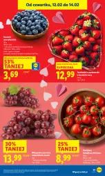 Gazetka promocyjna Lidl - GAZETKA - Gazetka - ważna od 14.02 do 14.02.2026 - strona 33 - produkty: Ser, Truskawki, Winogrona, Wino, Pomidory