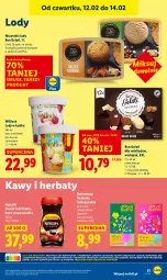 Gazetka promocyjna Lidl - GAZETKA - Gazetka - ważna od 14.02 do 14.02.2026 - strona 51 - produkty: Torebka, Nescafé, Kawa rozpuszczalna, Por, Kawa, Lody