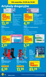 Gazetka promocyjna Lidl - GAZETKA - Gazetka - ważna od 14.02 do 14.02.2026 - strona 62 - produkty: Karp, Końcówki do szczoteczk, Tampony, Podpaski, Wkładki, O.B.