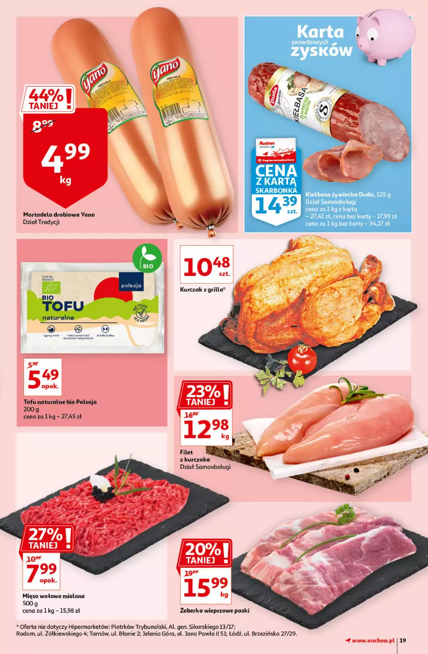 Gazetka promocyjna Auchan - Pięknego Dnia Kobiet Hipermarkety - ważna 04.03 do 10.03.2021 - strona 19 - produkty: Kurczak, LG