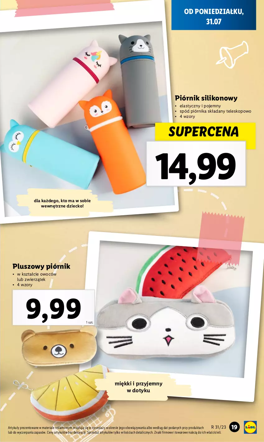 Gazetka promocyjna Lidl - GAZETKA - ważna 31.07 do 05.08.2023 - strona 19 - produkty: Piórnik, Teleskop