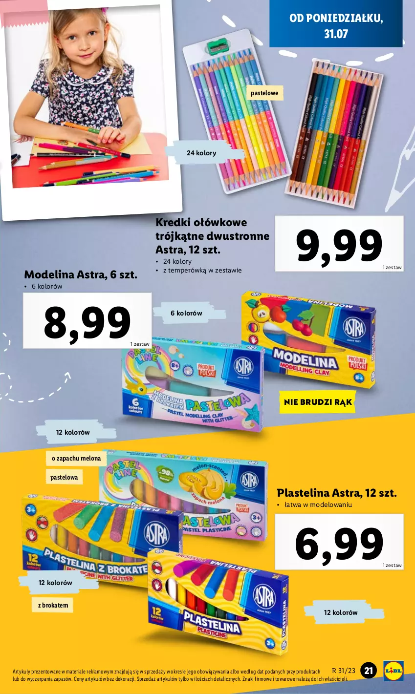 Gazetka promocyjna Lidl - GAZETKA - ważna 31.07 do 05.08.2023 - strona 21 - produkty: Melon, Plastelina