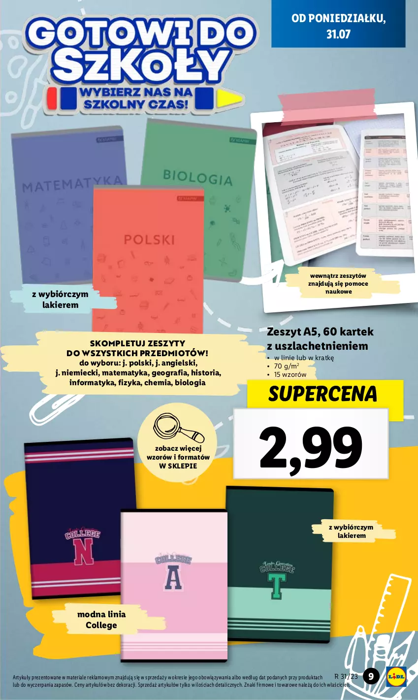 Gazetka promocyjna Lidl - GAZETKA - ważna 31.07 do 05.08.2023 - strona 9 - produkty: Gra, Lakier